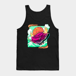 Sky Cruissant - Food explorer, Surreal Tank Top